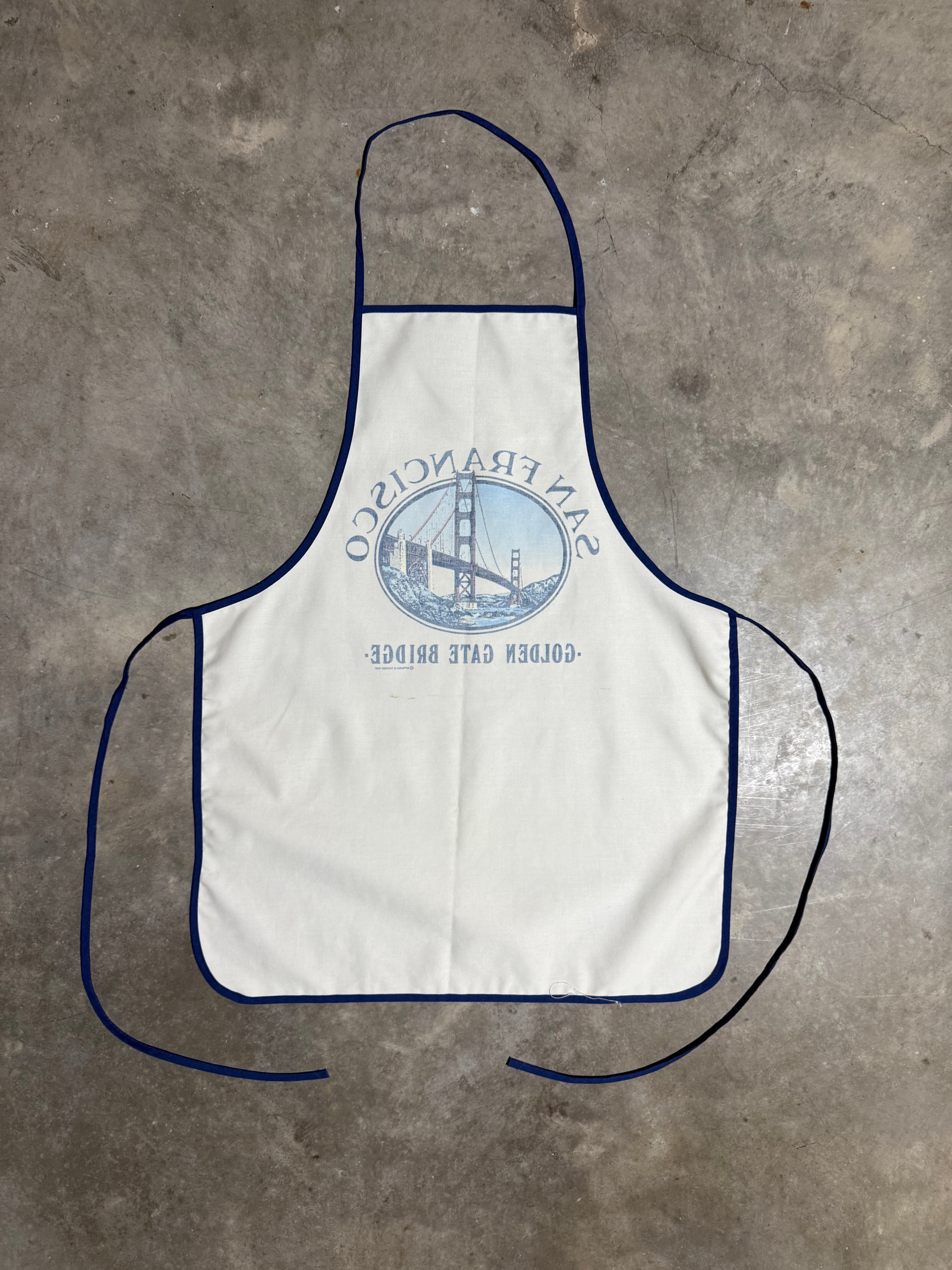 Vintage 1988 San Francisco Golden Gate Bridge Apron