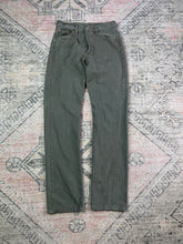Load image into Gallery viewer, Vintage Levi’s 50 Button Fly Green Jeans (28x33)
