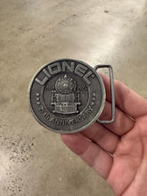 Load image into Gallery viewer, Vintage 1975 Lionel Trains 75th Anniversary Belt Buckle
