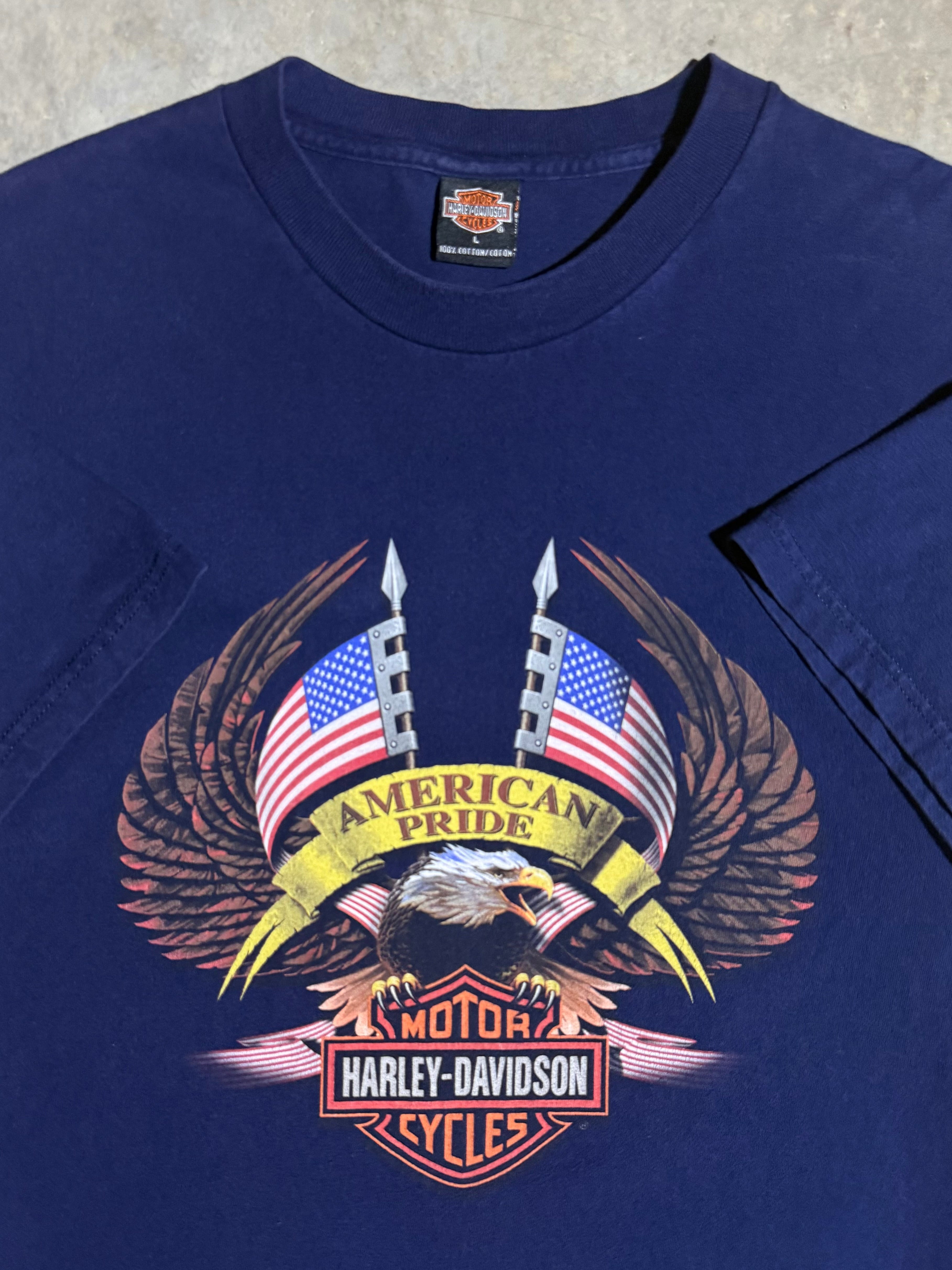 Vintage Harley Davidson American Pride T-Shirt (L)