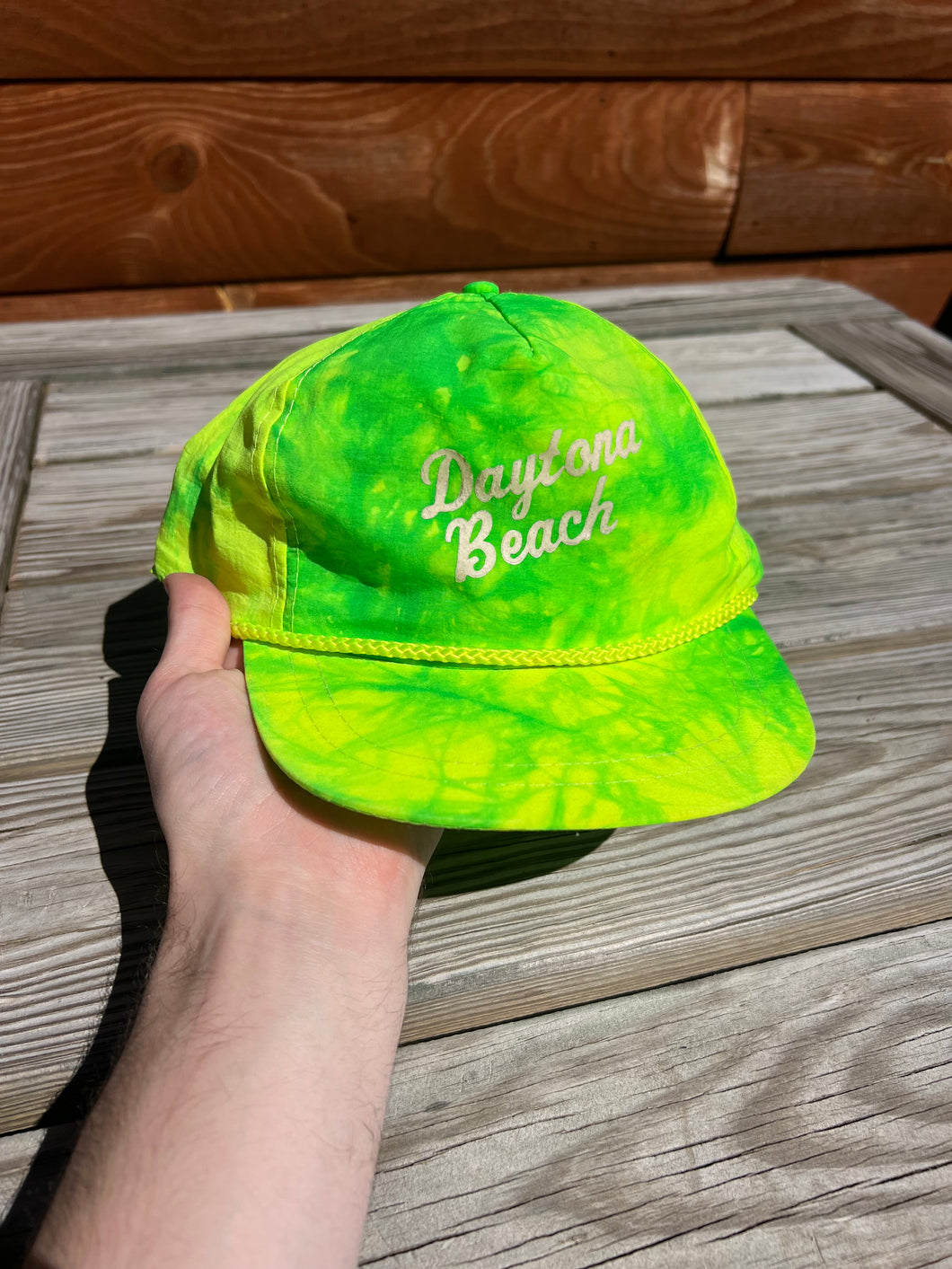 Vintage Neon Dyed Daytona Beach SnapBack Hat