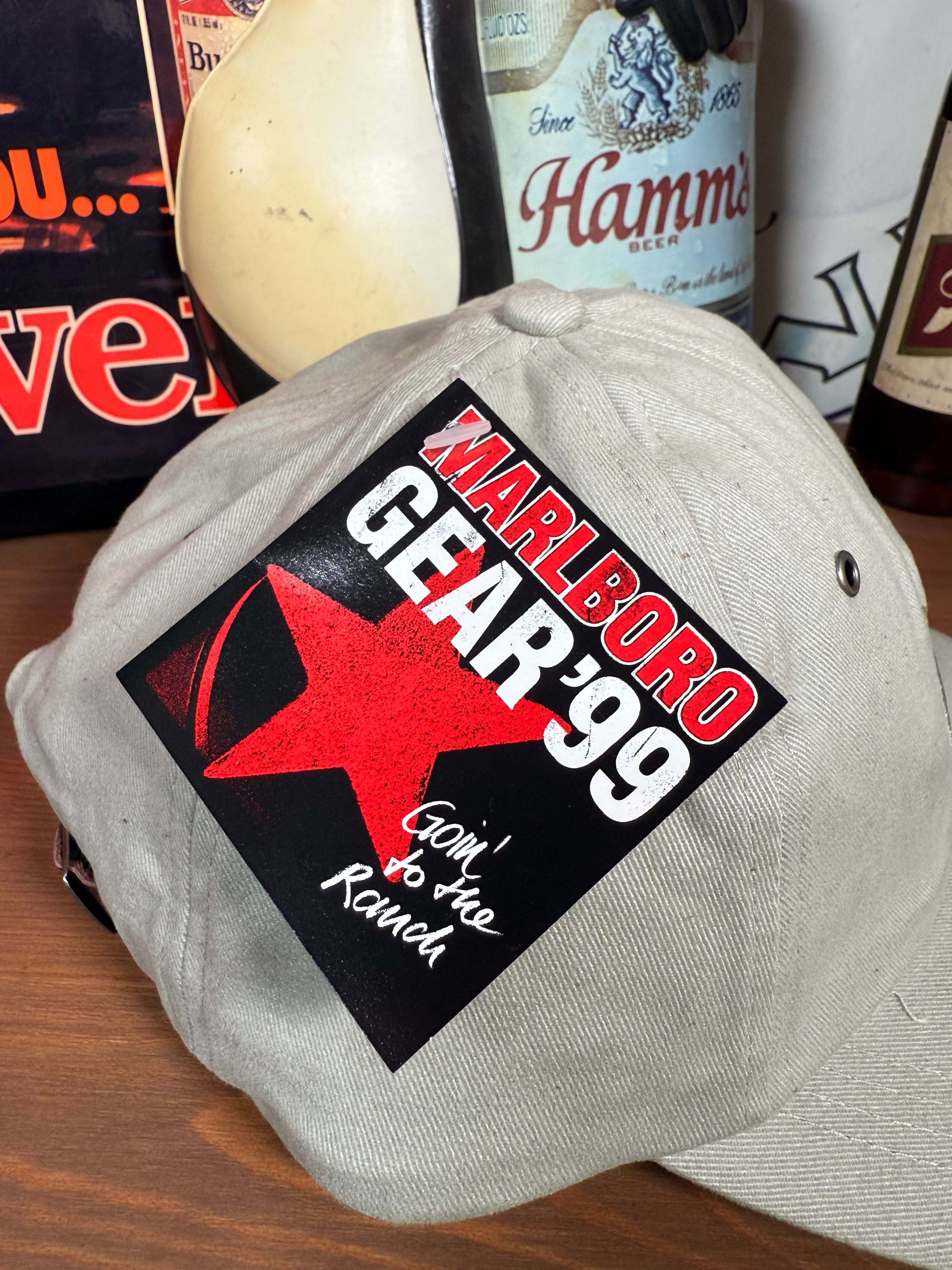 Vintage 1999 Marlboro Sun and Moon Grey Hat