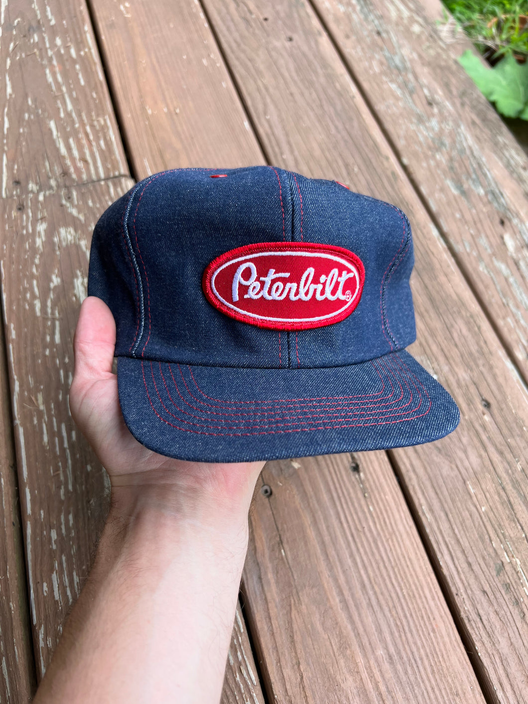 Vintage 80s Peterbilt Patch Hat