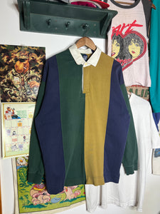 Vintage Gap Cut and See Rugby Shirt (L)
