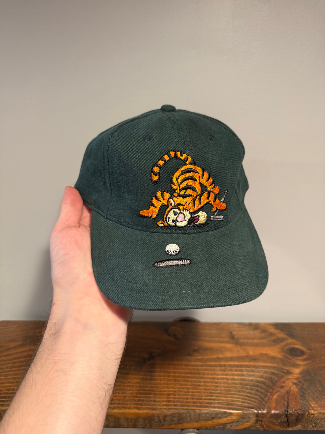Vintage Tigger Golf Leather Strap Hat
