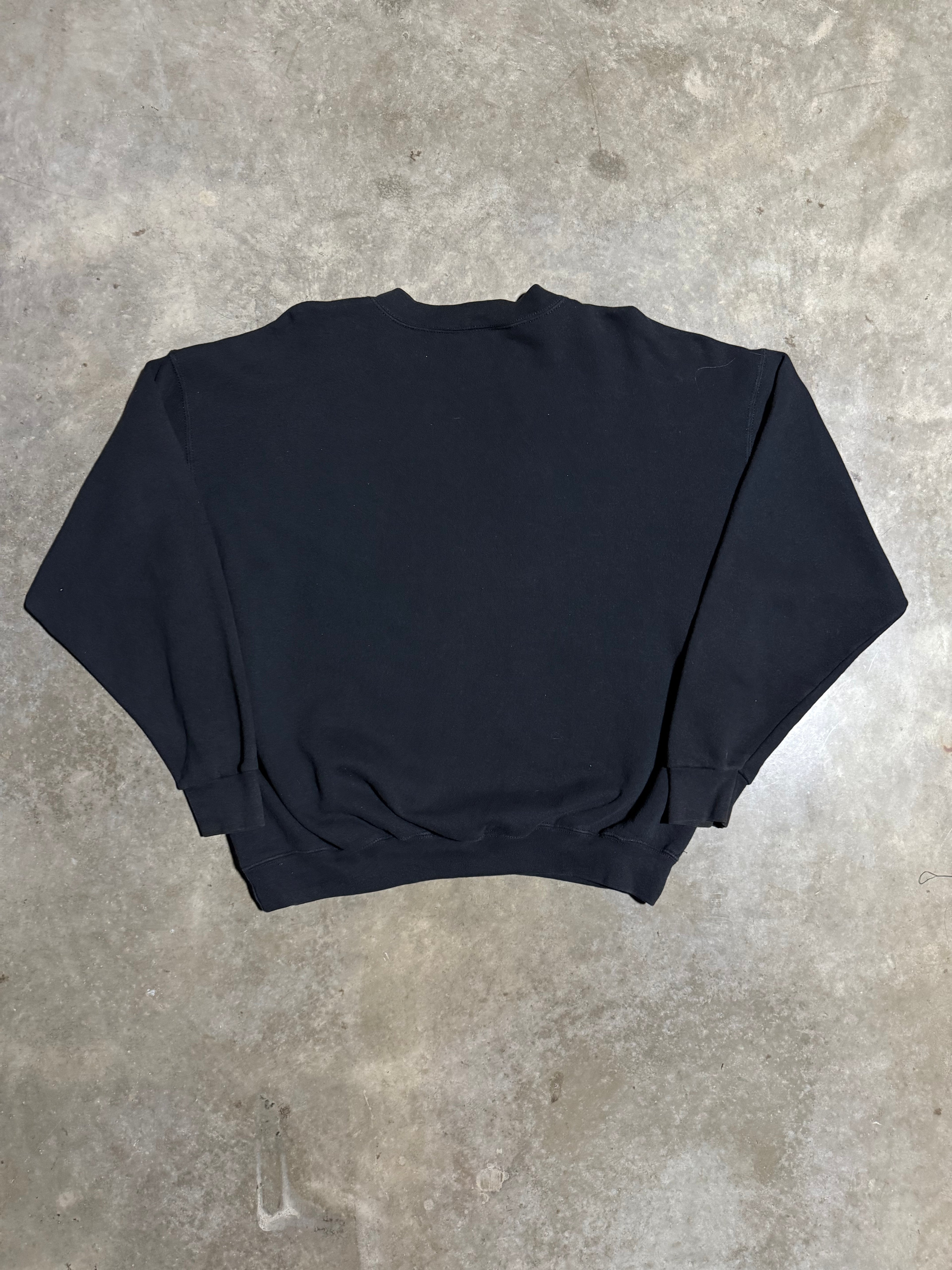 Vintage 90s Nike Black Heavyweight Crewneck (L)