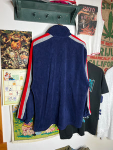 Vintage 90s New England Patriots Fleece Pullover (XL)
