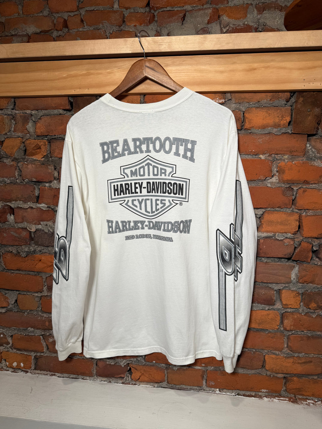 Vintage 1998 Harley Davidson Beartooth Longsleeve Shirt (M)