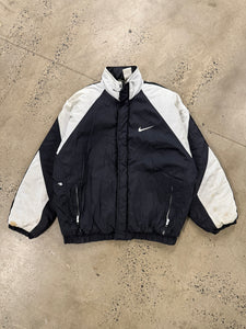 Vintage 90s Nike Black and White Jacket (L)(Flaws)