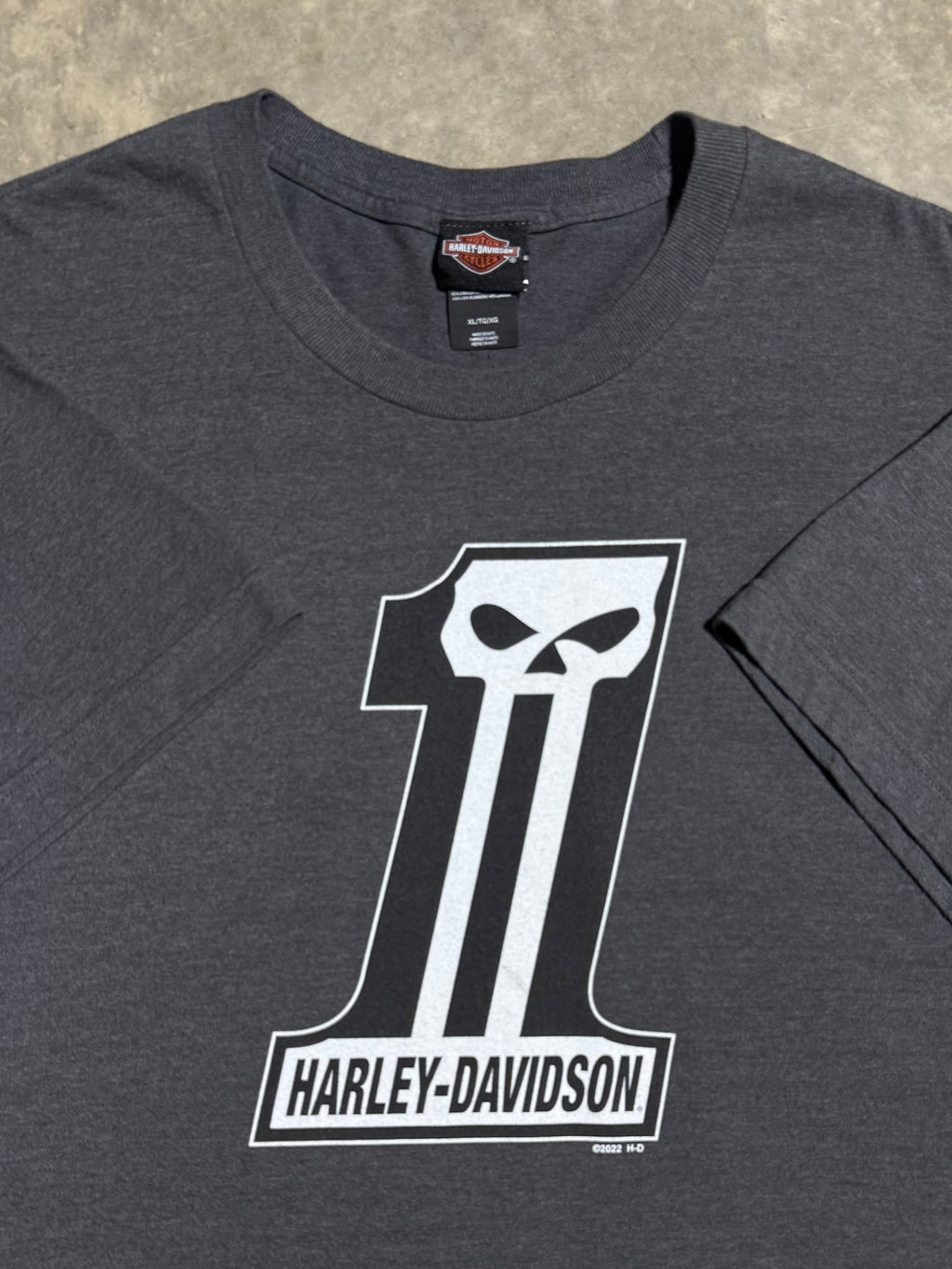 Harley Davidson #1 Skull T-Shirt (XL)