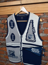 Load image into Gallery viewer, Vintage Penn State Knit Cardigan Vest(WM)
