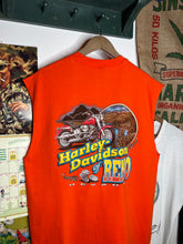 Load image into Gallery viewer, Vintage 2000 Harley Hell on Wheels Cutoff Tee (XL)
