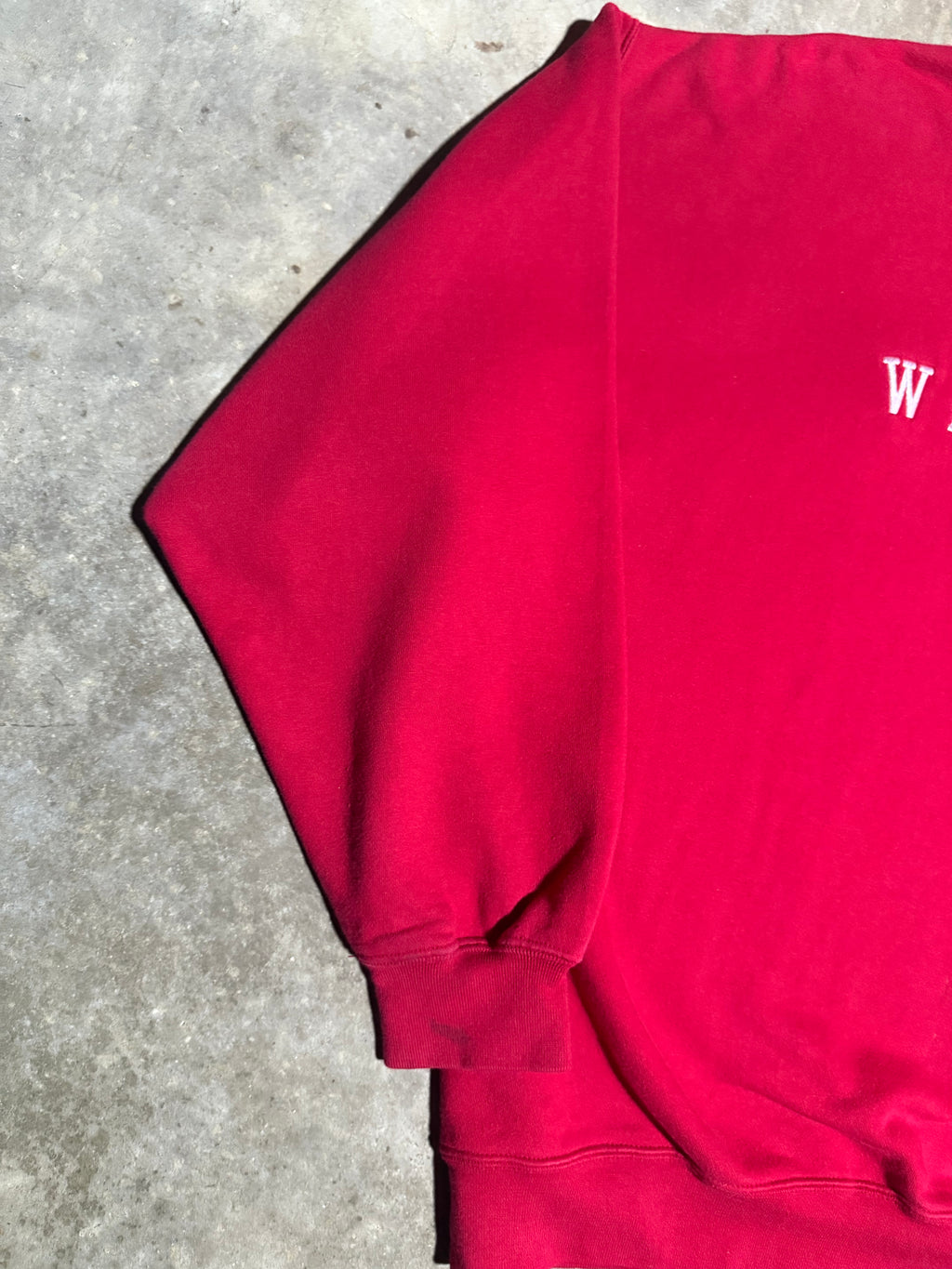 Vintage Wisconsin Embroidered Crewneck (XL)