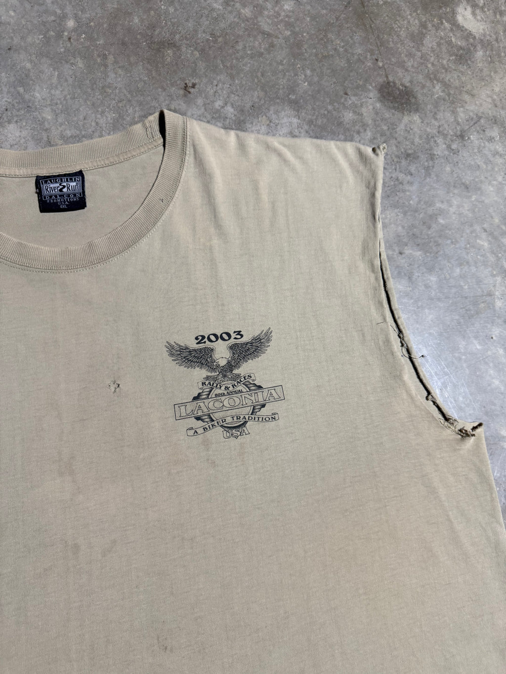 Lot of 2 Vintage Distressed Harley/Biker Shirts (3XL)