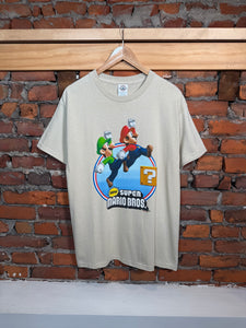 2000s New Super Mario Bros T-Shirt(M)