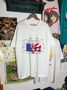 Vintage USA Olympic Team Wheel of Fortune Tee (L/XL)