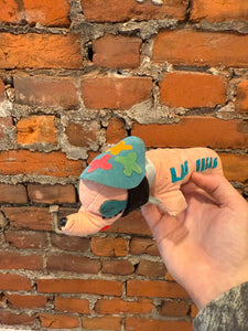 Vintage 60s Las Vegas Souvenir Weiner Dog Plush