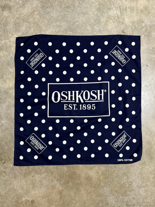 Lot of 2 Vintage Bandanas Osh Kosh and Red