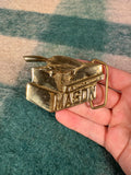 Vintage Stone Mason Belt Buckle
