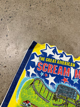 Load image into Gallery viewer, Vintage Six Flags Scream Machine Ride Pennant
