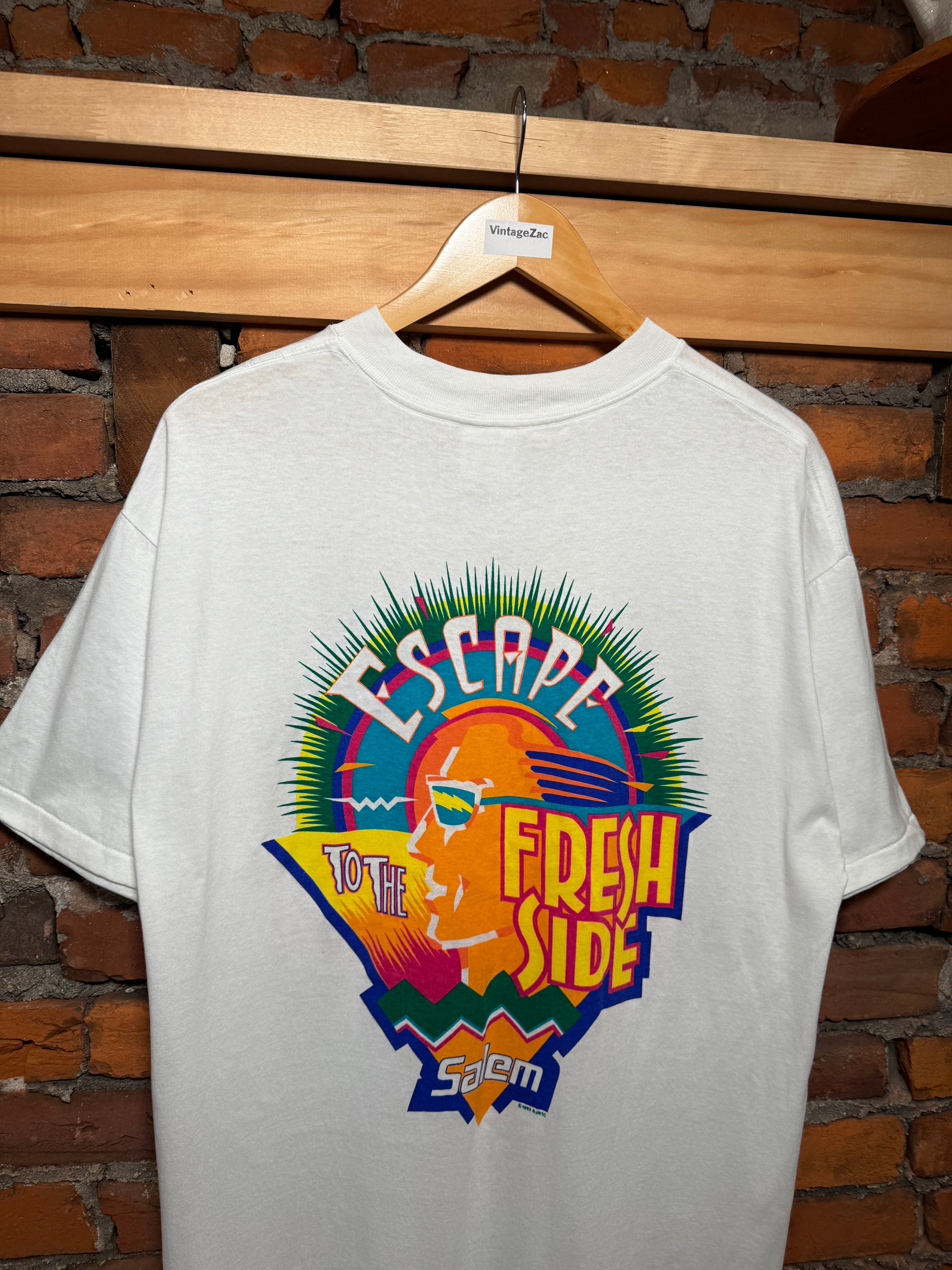 Vintage Salem Cigs Escape To The Fresh Side T-Shirt (L/XL)