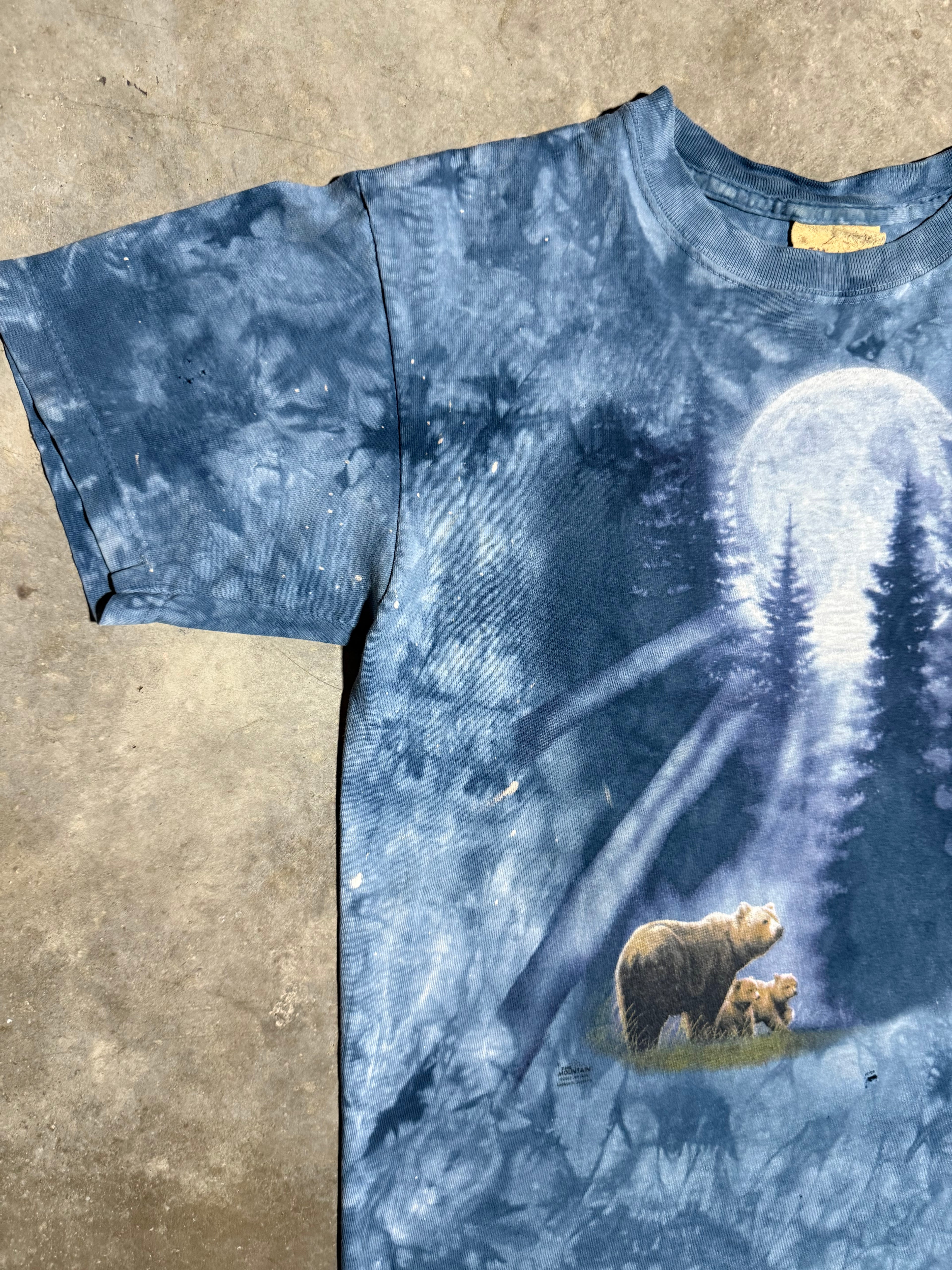 Vintage 2003 The Mountain Bear Tie Dye Shirt (M)