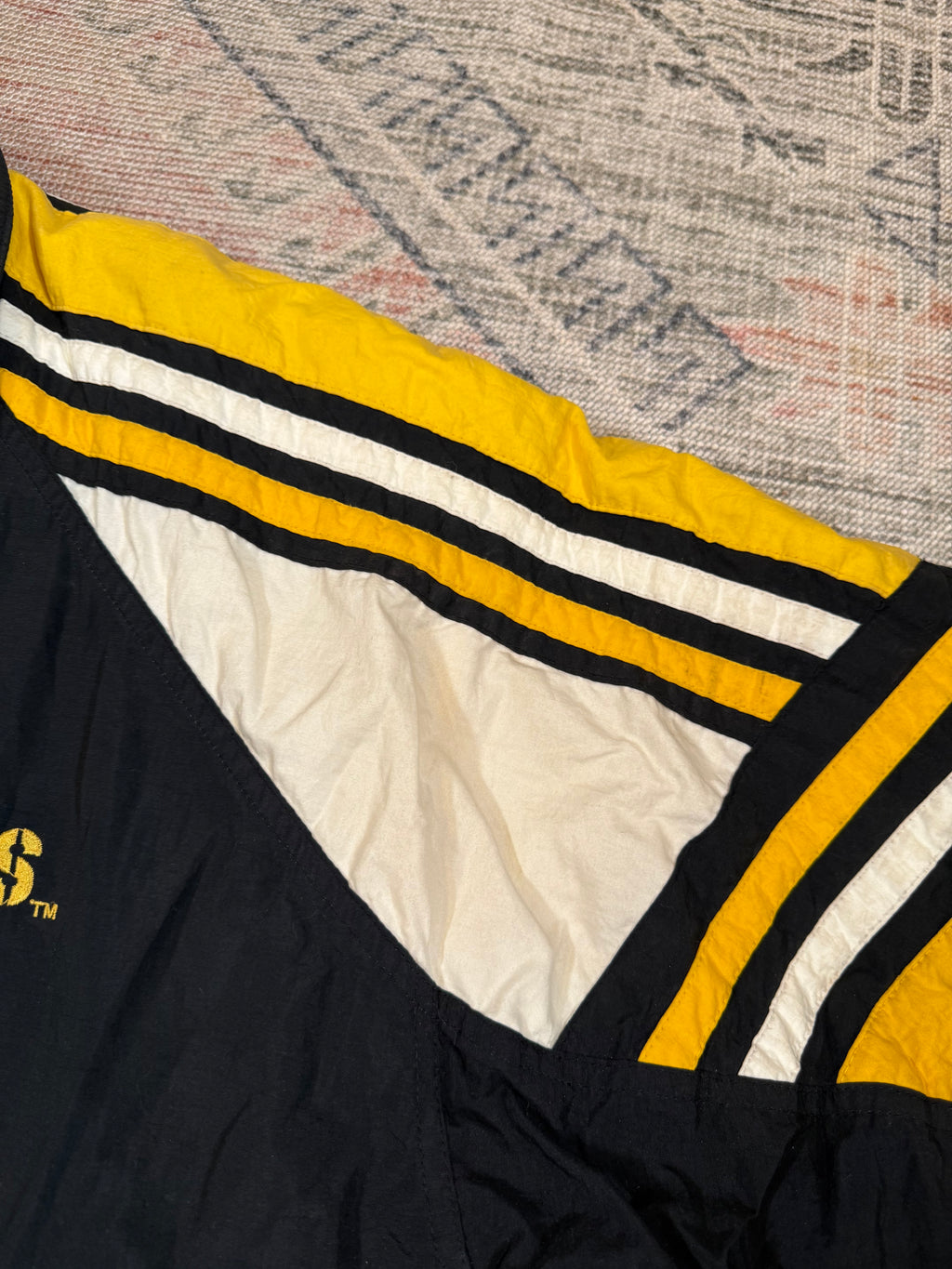Vintage 90s Pittsburgh Steelers Starter Zip Up Puffy Jacket (2XL)
