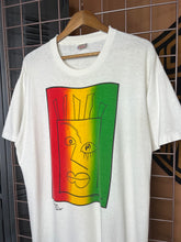 Load image into Gallery viewer, Vintage 90s Jamaican Art Tee (Flaws)(XL)
