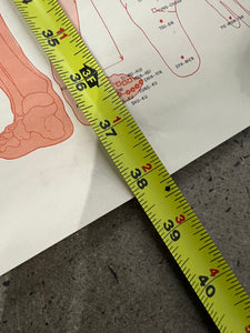 Vintage 1973 Acupuncture Chart (25x38inch)