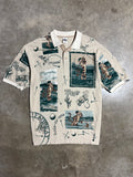 Vintage Tigger Golf All Over Print Polo Shirt (XL)