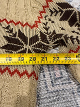 Load image into Gallery viewer, Vintage 70s Kings Road Sears Tan Knit Sweater (M)
