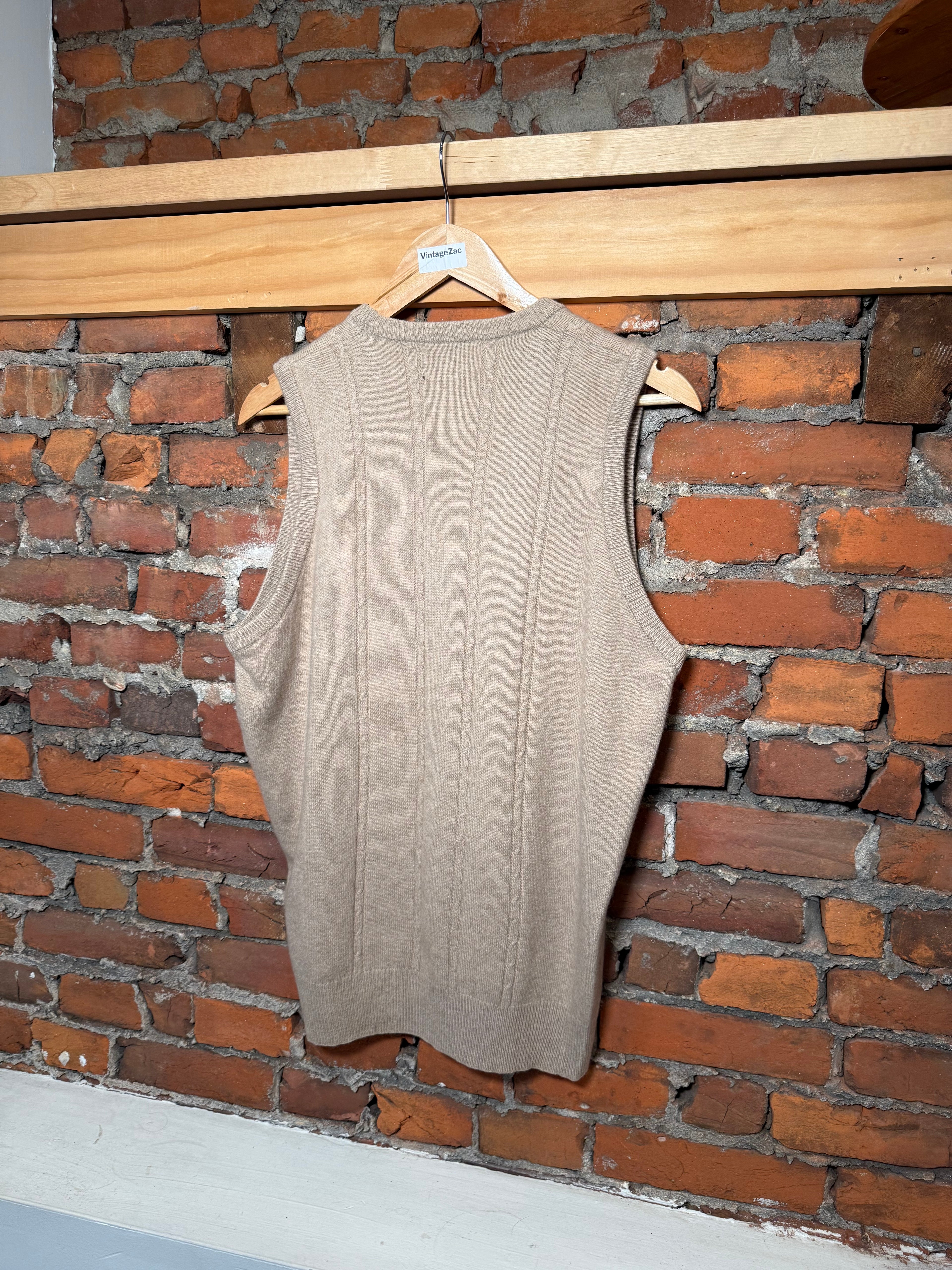 Vintage 80s Orvis by Jacques DeLoux Knit Sweater Vest (M)