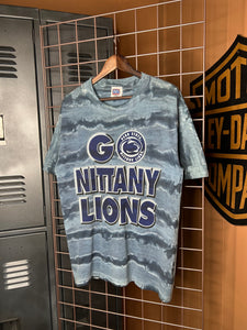 Vintage Go Nittany Lions Tie Dye Tee (L)