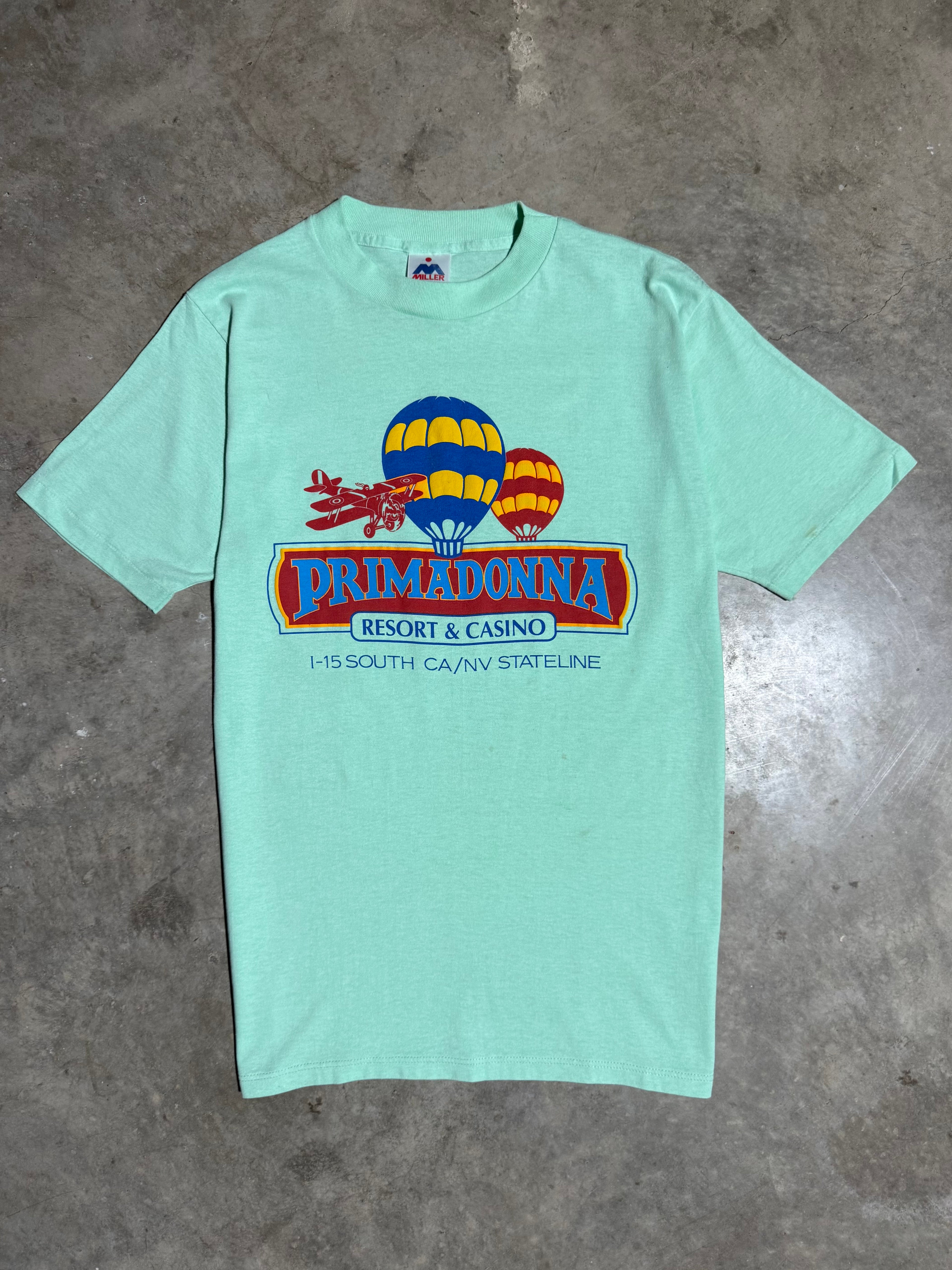 Vintage 90s Primadonna Casino Hot Air Balloon T-Shirt (S)