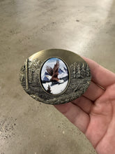 Load image into Gallery viewer, Vintage Snowy Mountain Eagle Belt Buckle
