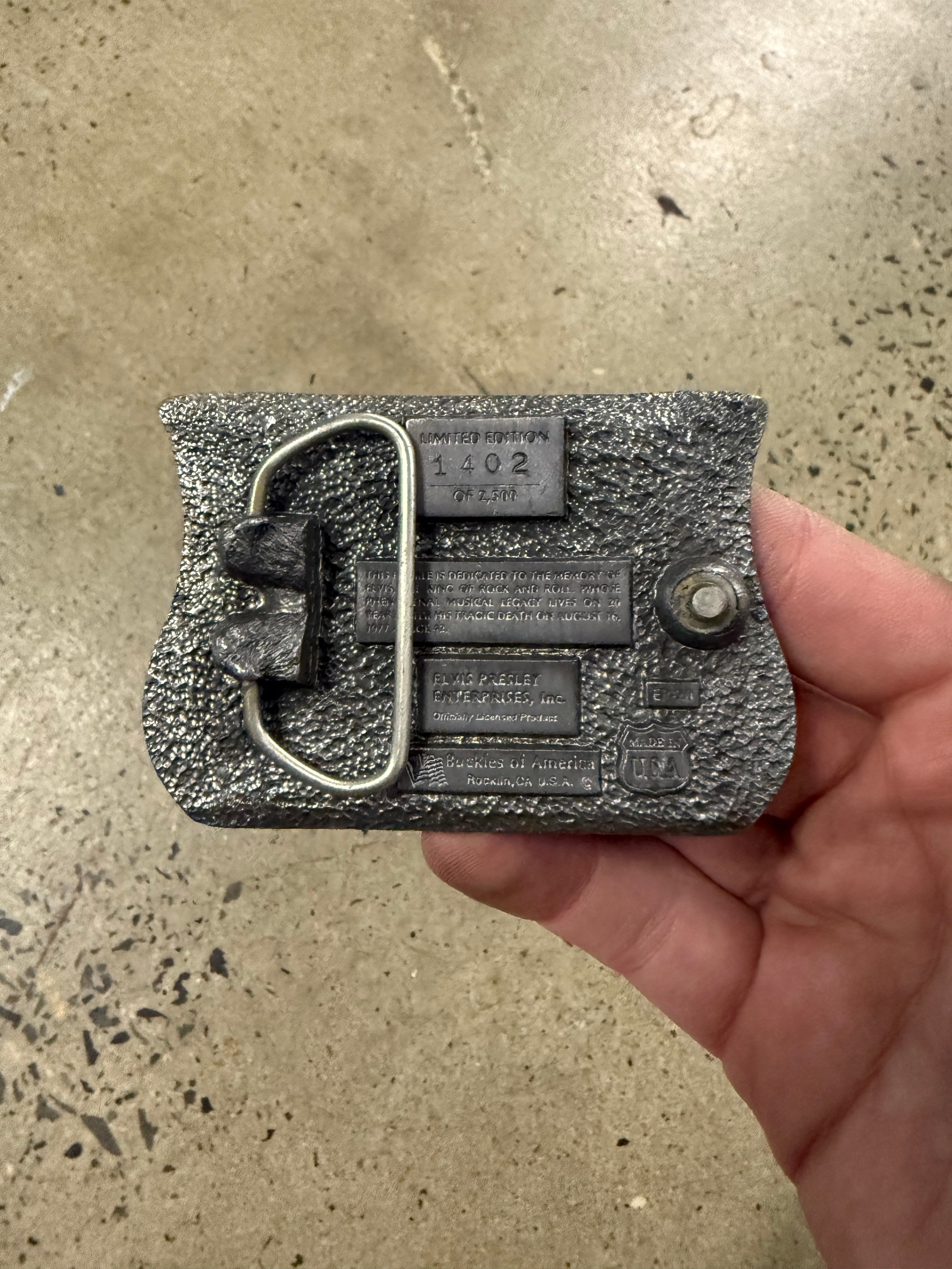 Vintage Elvis Belt Buckle