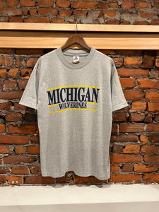 Vintage 90s Michigan Wolverines Tee (L)