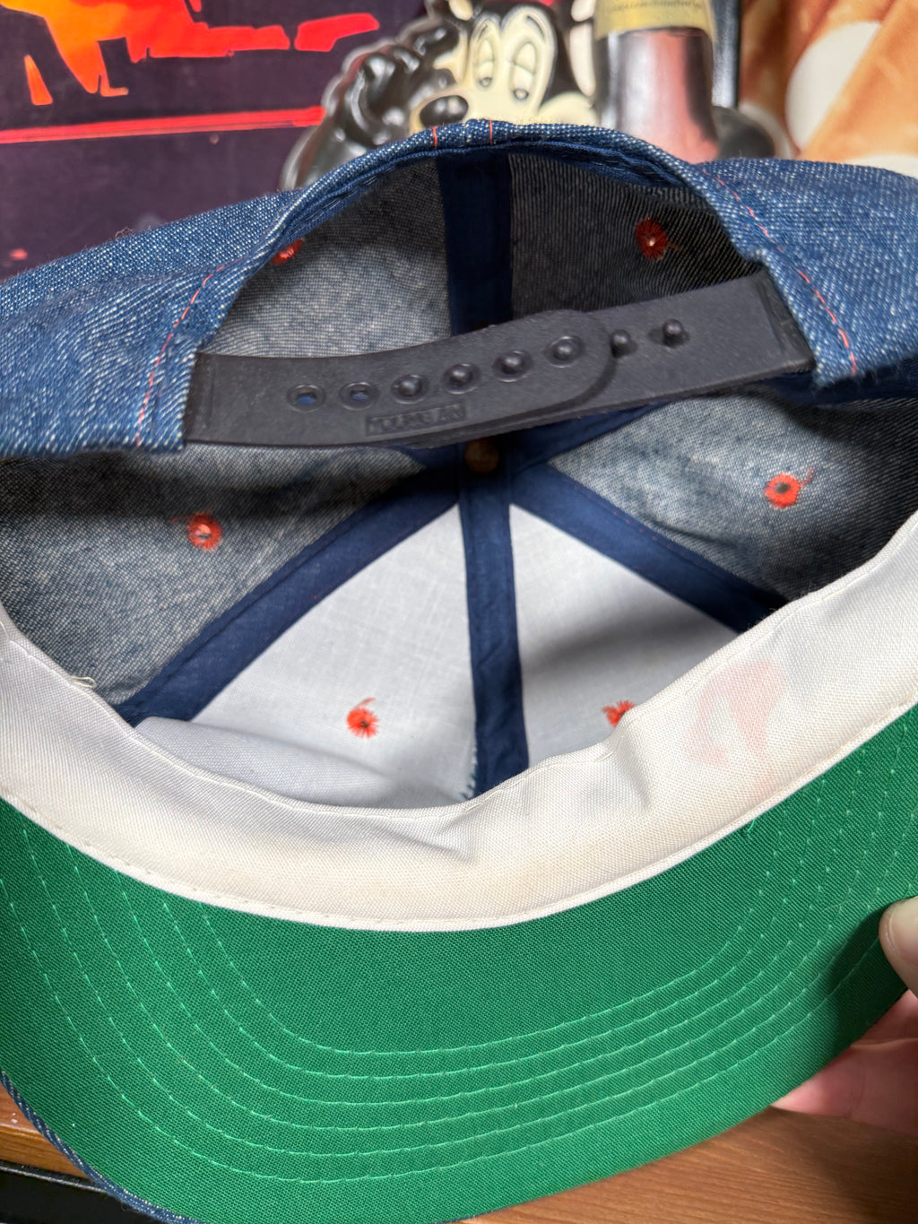 Vintage Gulf Explosives Denim Trucker Hat