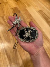 Load image into Gallery viewer, Vintage Line Dancing Belt Buckle + Bolo Tie Combo
