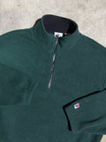 Vintage Fila Green Fleece Pullover (L)