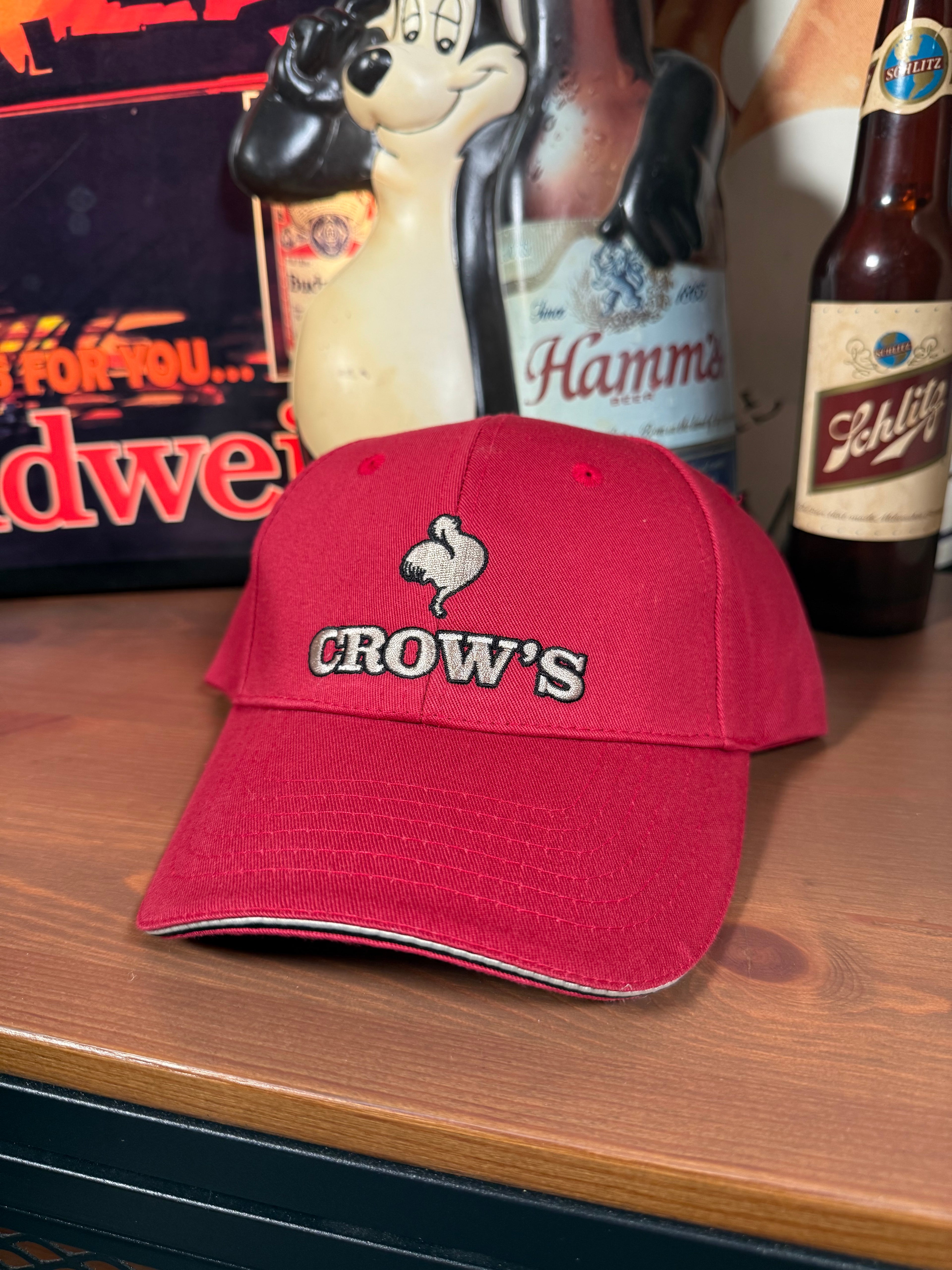 Vintage 2000s Crow’s Seed Red K Products Hat