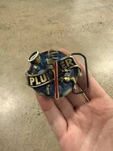 Load image into Gallery viewer, Vintage Plumber 3D Belt Buckle
