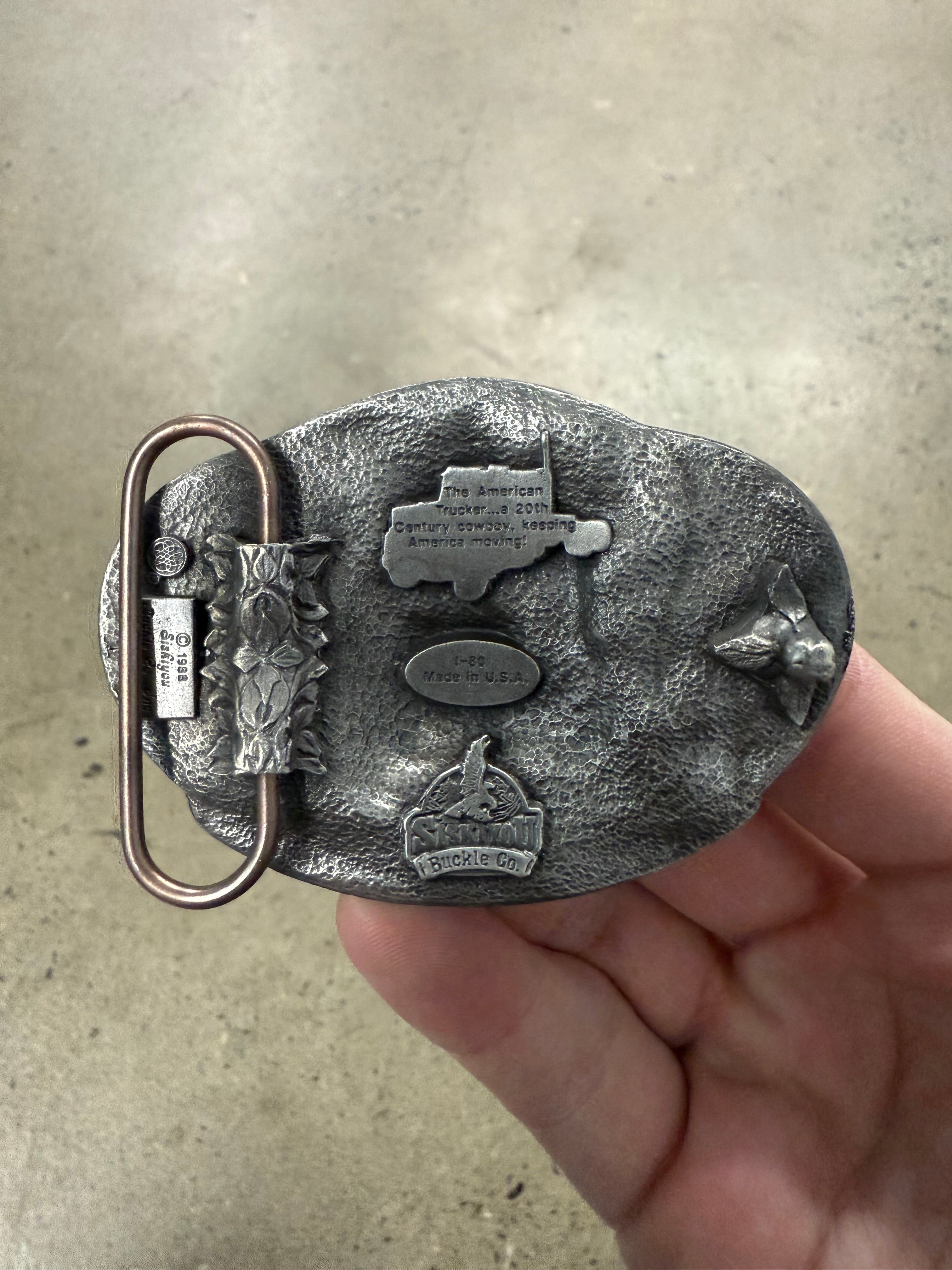 Vintage American Trucker Belt Buckle