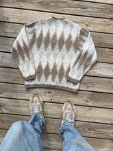 Load image into Gallery viewer, Vintage 60s/70s Sears Mohair Argyle Sweater (M)
