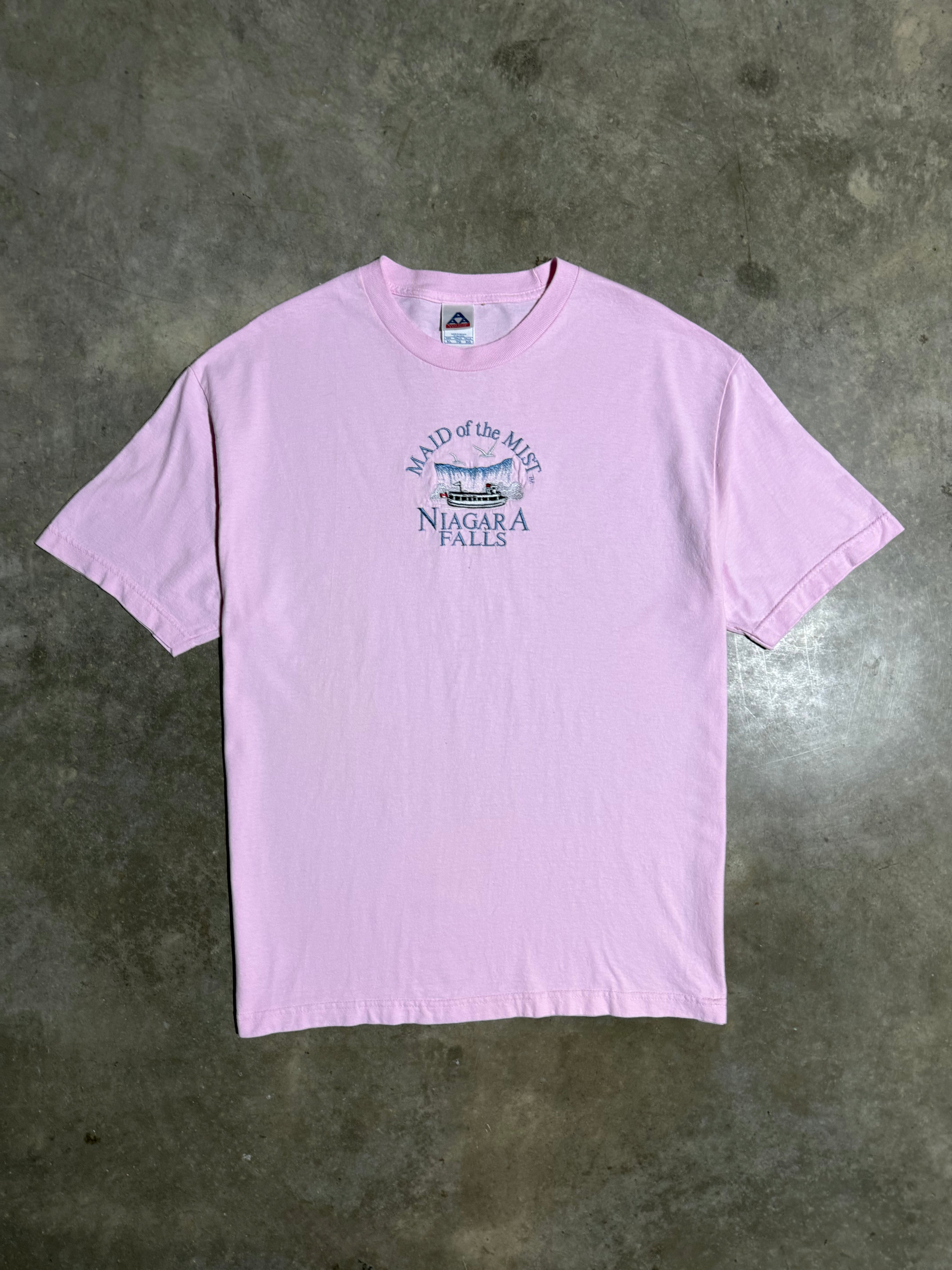 Vintage Maid of the Mist Niagara Falls Embroidered T-Shirt (XL)