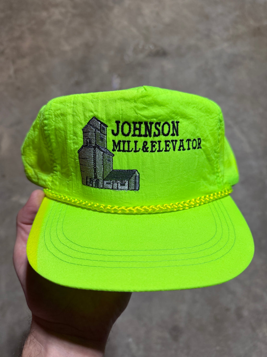 Vintage Johnson Mill & Elevator Snapback Hat