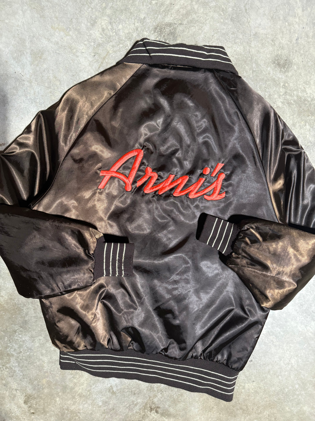 Vintage Arni’s Satin Embroidered Jacket (S)