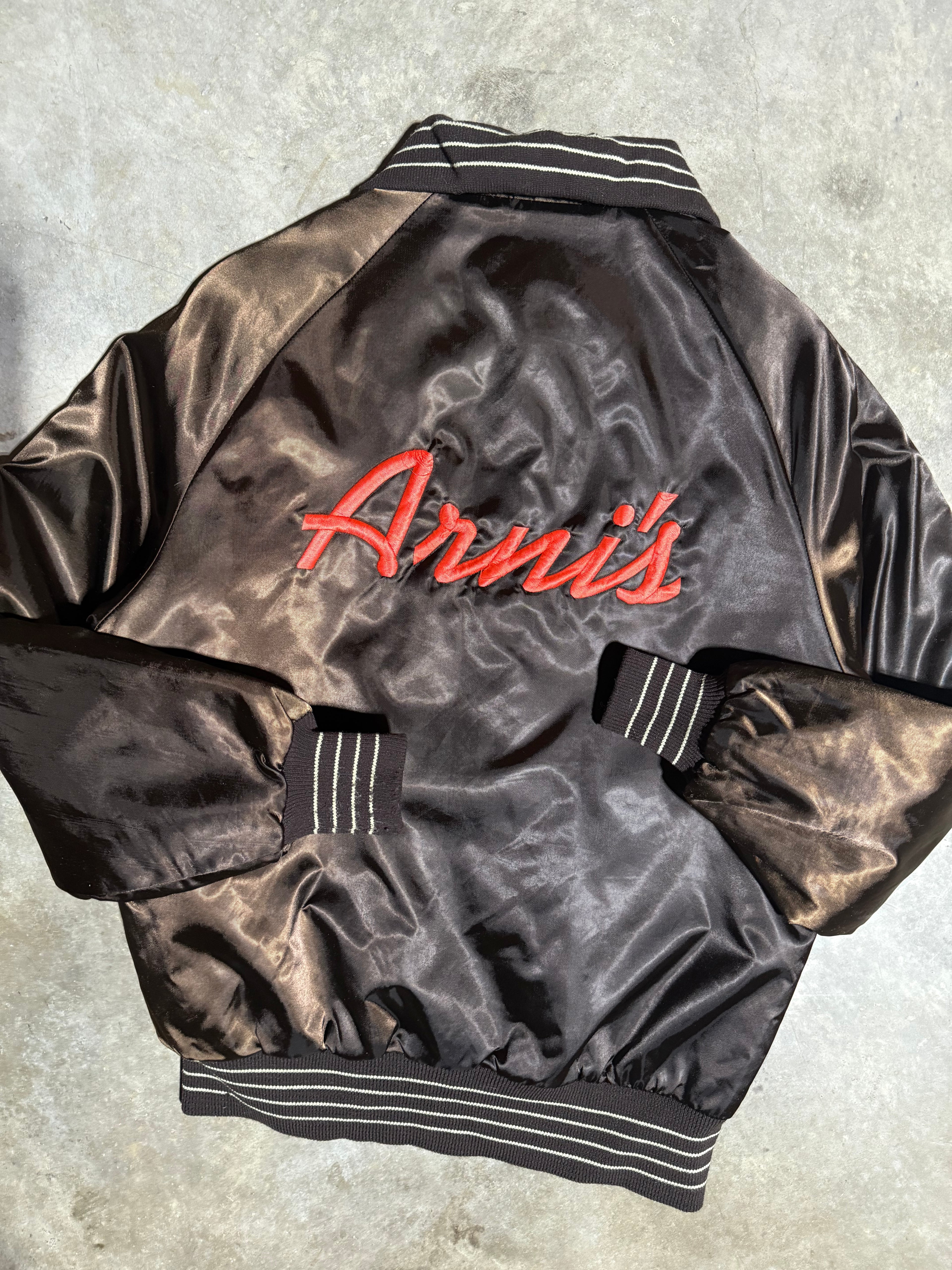 Vintage Arni’s Satin Embroidered Jacket (S)