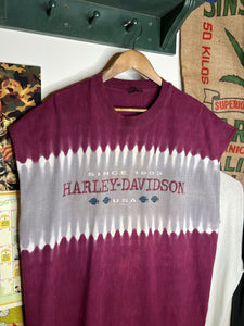 Vintage Harley Biker Armadillo Cutoff Shirt (2XL)