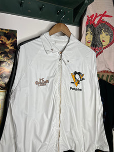 Vintage Pittsburgh Penguins IC Golden Lager Windbreaker (L)